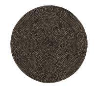 Dixie Mantel individual Ella Ø38 cm negro