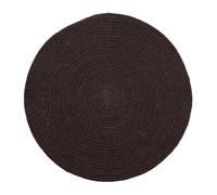 Dixie Mantel individual Ella Ø38 cm negro-marrón