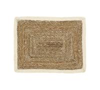Dixie Mantel individual Emil natural-blanco