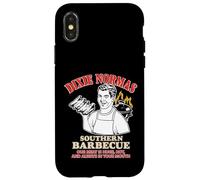 Dixie Normas Barbacoa - La Carne es Enorme y Caliente - Divertido Juego de Palabras para Adultos Carcasa para iPhone X/XS