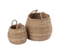Dixie Set de 2 cestas con asa Esther Natural