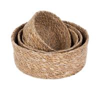 Dixie Set de 4 cestas Emil algas marinas small Natural