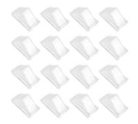DIXII 100 recipientes de plástico para sándwiches, caja triangular transparente para sándwiches, postres, pasteles, con tapas para el hogar, cuñas de plástico, contenedores de embalaje de cocina