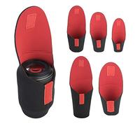 DIXII 5 Pcs Lens Protective Case Lens Pouch Bag Set Padded Shockproof Storage Pouch for DSLR Camera Lens Includes: Small, Medium, Large, XL XXL arge Size