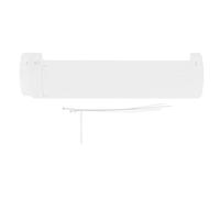 DIXII Air Conditioner Deflector, Air Conditioner Wind Shield Anti Direct Shield Deflector Baffle Air Conditioner Deflector Retractable (White)