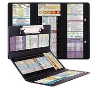 Dixver 2 paquetes de portapapeles plegables para lactancia, 3 capas, negro, 12.6 x 9 pulgadas, plástico