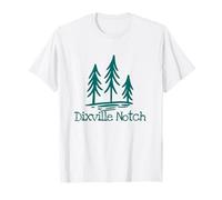 Dixville Notch New Hampshire Árboles Rústicos Bosque Campamento Bosque Camiseta