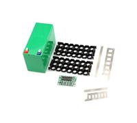 DIY 12V Lithium Battery Storage Box 3x7 18650 Battery Case Fixture Holder BMS 3S40A Lithium Batter Plastic Shell Green