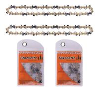 DIY-24H | 2 cadenas de sierra semicincel 1,1 mm 3/8 pulgadas 44 eslabones, 30 cm de longitud de corte, compatible con Oregon 90PX044X / 90PX044XMA / 90PX044E