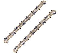 DIY-24H | 2 cadenas de sierra semicincel 3/8" 1,1 mm 40 TG 25 cm de longitud de corte, compatible con motosierra Parkside PKSA 20-Li B2