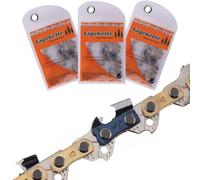 DIY-24H | 3 cadenas de sierra de 35 cm longitud de corte 3/8 LP 1,3 mm 52 TG compatible con AEG, Alpina, Dolmar, ECHO