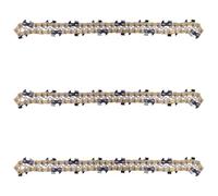 DIY-24H | 3 cadenas de sierra semicincel compatibles con Parkside PKSA 40 Li A1 A2 B2 40 cm longitud de corte, 3/8 LP 56 TG 1,1 mm