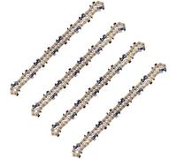 DIY-24H | 4 cadenas de sierra 3/8" 1,3 mm 44 TG, semicincel, longitud de corte de 30 cm compatible con Stihl, AL-KO y más