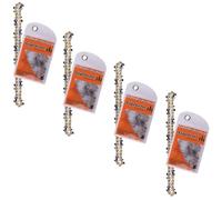 DIY-24H | 4 cadenas de sierra semicincel 3/8" 1,1 mm 40 TG 25 cm de longitud de corte, compatible con motosierra Parkside PKSA 20-Li B2