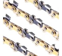 DIY-24H | 4 cadenas de sierra semicincel de 25 cm de longitud de corte, 40TG 3/8 LP 1,1 mm compatible con Dolmar AS1925Z Makita DUC254Z