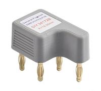DIY 34172B Inserto corto de 4 cables para calibración DMM Herramienta de resistencia estándar compatible con Agilent para multímetros HP Adaptador banana chapado en oro