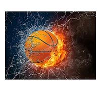 DIY 5D Diamond Painting Baloncesto,Diamond Painting Kit Completo,Punto de Cruz Niños Pintura Diamante Kit,Pintar por Numeros Adultos Puzzle,Cuadros Diamantes Manualidades-30x40cm