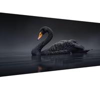 DIY 5D Diamond Painting Kit Cisne, Pintura Diamante PáJaro Dibujos con Diamantes, 5D Manualidades Adultos Painting Kits, DIY Full Drill Round a Punto Croce per Regalos para Mujeres 30X60cm Z-R229