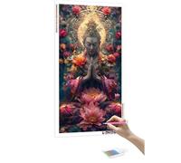 DIY 5D Diamond Painting kit Completo, Dios Tamaño Grande Adultos Cuadrado Rhinestone Bordado Diamante Arte Números Pintar, para Decor de Pared del Hogar, Navidad, Cumpleaños Regalo 100x200cm G-889