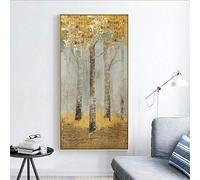 DIY 5D Diamond Painting Kit Completo Grande,Arbol dorado Cuadros Diamantes 5D Pintura Diamante para Adultos,Cristal Artes Kit de Punto de Cruz para Decoración de Pared del Hogar (70x140cm/28x56inch)