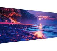 DIY 5D Diamond Painting Kit Luna, Pintura Diamante Sea Dibujos con Diamantes, 5D Manualidades Adultos Painting Kits, DIY Full Drill Round Ricamo a Punto Croce per Regalos para Mujeres 60x120cm Z-K488