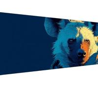DIY 5D Diamond Painting Kit Perro, Pintura Diamante Animal Dibujos con Diamantes, 5D Manualidades Adultos Painting Kits, DIY Full Drill Round a Punto Croce per Regalos para Mujeres 60x120cm P-Z983