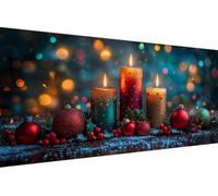 DIY 5D Diamond Painting Kit Vela, Pintura Diamante Fruta Dibujos con Diamantes, 5D Manualidades Adultos Painting Kits, DIY Full Drill Round Ricamo a Punto Croce per Regalos para Mujeres 40x80cm 8-3X87