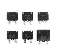 DIY 7A 10A 15A relé de reinicio automático fusible interruptor térmico disyuntor Protector de sobrecarga de corriente accesorios de coche eléctrico(15A Reset Protector)