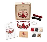 DIY Animal Bead Bracelet Making Kit | Cute Creative Jewelry Craft Set For Kids & Beginners | Fun Beading Art Craft Kit For Handmade Bracelets | Holiday, Birthday & Family DIY Jewelry Making Set