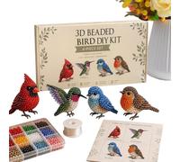 DIY Animal Beading Kit 3D Beadwork - Art Craft Set DIY Animals Beadwork for