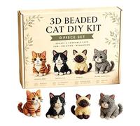 DIY Animal Beading Kit - Kids Jewelry Making Set, Animal Charm Craft Kit
