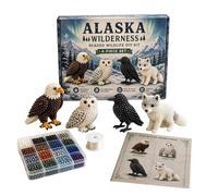 DIY Animal Beading Kit Tiny Cute 3D Beaded Animal And Bird Kit For Adults & Teens, Handmade Bead Art Kits With Colorful Beads And Instructions, 4 Cute Designs For Craft Lovers & Beginners (Forest Fri)