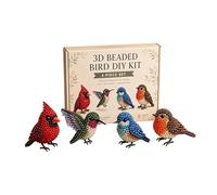 DIY Animal Beads Set - Beaded Animal Art Beaded Ánimal DIY Craft | Small 3D Beading Craft Maker Set Beading Ànimal Kit For Beginners Men Women Boys Girls Youth Teens Enthusiasts Creative Çraft Śet