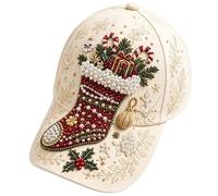 DIY Beaded Christmas Headgear Kit For Adults,With Colorful Beads & Ornament