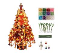 DIY Beading Kit, Christmas Tree Craft, Fairy Jewelry with Instructions