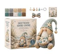 DIY Beading Kits - Gnome Making Craft Supplies, Funny Handmade Bead Art Set, Assorted Charm Package | creative Kids Decor, Desk Accessories Birthday Christmas Holiday Kids Adults Educational Activity