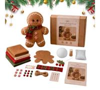 DIY Christmas Doll Sewing Kit - Cloth Christmas Sewing Craft Elk Decoratio