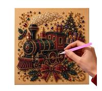 DIY Christmas Pearl Art Painting Kit, 3D Pearl Mosaic Wall Decor Set