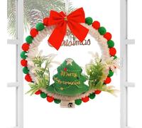 DIY Christmas Wreath Kits for Adults | Light Up Craft Set,Holiday Wreath Decorations - for Winter Festivities Family Activities Church Front Door Wall Window Fireplace Outdoor Indoor