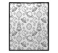 DIY Coloring Blanket - Washable Coloring Throw | 59x50in Soft Washable Craft Arts Blanket For Kids And Adults, Fun Home Decor For Valentine’s Day, Family Activities, Holidays, Bedroom, Birthdays