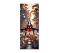 DIY Combatiente Diamond Painting Adultos Kit Complet Otoño Kit Manualidades Adultos Pintura Diamante, Pintar Por Numeros con Diamantes, Diamond Art Bordado Pintar para Regalo Mujer 60 x 150cm ZSDH2171