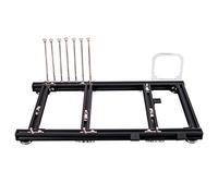 DIY Computer Case 20x20 aleación de Aluminio ATX Computer PC Case DIY Open Frame Refrigerado por Agua PC Overlooking Test Platform/Bench (Negro)