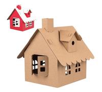DIY Cottage Model House - Children's Handmade Building System, Educational Creative Assembly Activity Accessory, Smooth Learning Toy for Birthday Children's Day Christmas Use