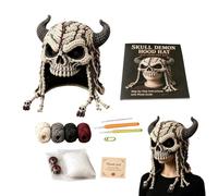 DIY Crochet Hat Kit Handmade Animal - Headdress Crafting Set Easy Crochet