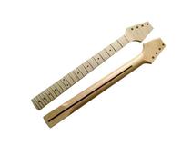 DIY Cuellos de guitarra Mástil De Guitarra Eléctrica De Una Pieza De Color Madera De Arce De 21/22 Trastes, Material De Llama, Accesorios Y Piezas(22)