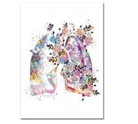 DIY diamante pintura pie conjunto esqueleto mosaico arte bordado hueso anatomía médico Oficina Decoración(5,Square 20x25)