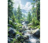 DIY Diamond Painting Adultos Planta, 5D Pintura de Diamante áRbol, Cuadrado Pintura Diamante Kits, Diamond Art Manualidades Adultos, Diamantes Punto de Cruz Kits, Decoración de pared, 60x90cm H-7028