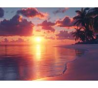 DIY Diamond Painting Kit para Adultos, Selva Tropical 5D Diamont Art, Pintura Bordado Mosaico Cristal, Adecuado para Niño Principiantes, Decoración Pared Regalo 90x120cm YN7N-618