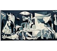 DIY Diamond Painting Kits de bordado Picasso'S Guernica 5D Diamond Art Cross Stitch Crystal Circle Resina Lienzo Decoración del hogar 40 × 50 cm