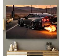 DIY Diamond Painting Kits for Adults, 5D Coche Deportivo Diamond Art Kits for Beginners, Cuadrado Full Drill House pintura diamante Art, DIY Painting by Numbers para Decoración Hogar 50x150cm Z7406